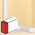 LEGRAND - Embout gauche/dr. DLP design section 50 x 150 mm - blanc - 010703