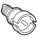 LEGRAND - Empreinte double barre pour porte coffrets XL³ 400 - 020296