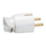LEGRAND - Fiche 2P+T orient. câble 16A blanc - 050172