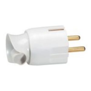 LEGRAND - Fiche 2P+T orient. câble 16A blanc - 050172