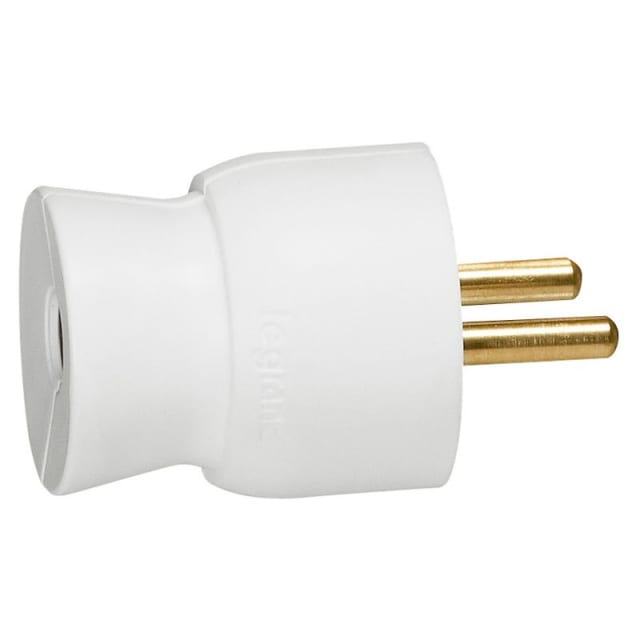 LEGRAND - Fiche 2P+T sortie droite 16A blanc - 050415 LEGRAND - Fiche 2P+T sortie droite 16A blanc - 050415