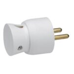 LEGRAND - Fiche 2P+T sortie latér. 16A blanc - 050416