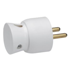 LEGRAND - Fiche 2P+T sortie latér. 16A blanc - 050416