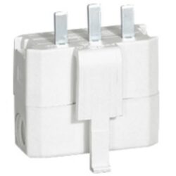 LEGRAND - Fiche DCL 2P+T 6A 250V avec serre-câbles - 060134