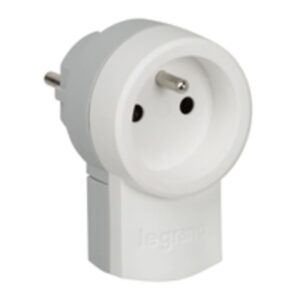 LEGRAND - Fiche avec prise 2P+T 16A adaptateur 16A/250V 3680W - 050461