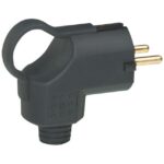 LEGRAND - Fiche caoutchouc universelle 10/16A - 250V - IP 40-7 - noi - 050252