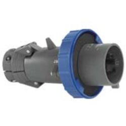 Fiche droite 16A 230V 2P+T, configuration visible