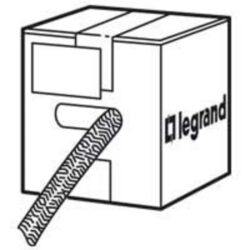 LEGRAND - Gaine de passage de porte diam. 15 mm - polyester noir - 036638