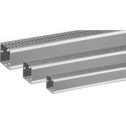 Goulotte PVC 40 x 100 mm 2 m gris, en Polyvinylchloride (PVC)