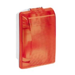 LEGRAND - HUBLOT PLEXO IP55 INCAND. 75W -E27- DIFF. ROUGE - 062402