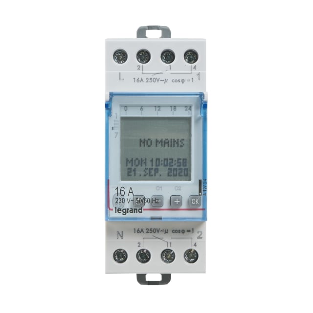 LEGRAND - Inter horaire hebdo/astro 2s. BLE 2 mod. - digital AlphaRex³ - 412724 LEGRAND - Inter horaire hebdo/astro 2s. BLE 2 mod. - digital AlphaRex³ - 412724