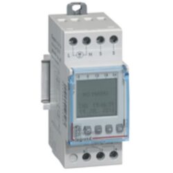 LEGRAND - Interrupteur crépusculaire programmable 1 fonction 250V - 16A - 2 module - 412626