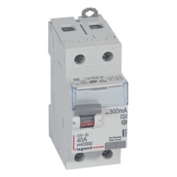 LEGRAND - Interrupteur différentiel DX³ 2P 300mA 40A Type A - 2 modules - 411570