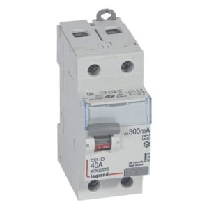 LEGRAND - Interrupteur différentiel DX³ 2P 300mA 40A Type A - 2 modules - 411570