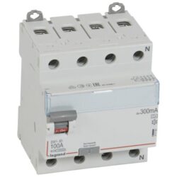 LEGRAND - Interrupteur différentiel DX³ 4P 300mA 100A Type A - 4 modules - 411783