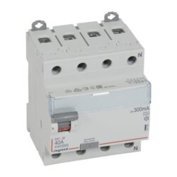 LEGRAND - Interrupteur différentiel DX³ 4P 300mA 40A Type A - 4 modules - 411780