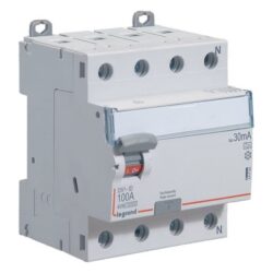 LEGRAND - Interrupteur différentiel DX³ 4P 30mA 100A Type A - 4 modules - 411763