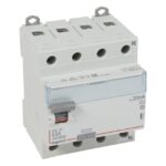 LEGRAND - Interrupteur différentiel DX³ 4P 30mA 63A Type A - 4 modules - 411761