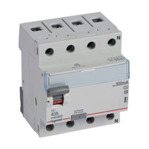 LEGRAND - Interrupteur différentiel TX³ 4P 300mA 40A Type A - 4 modules - 411942