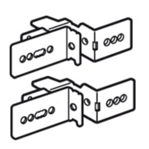 LEGRAND - Jeu 2 supports fix. goulotte Lina 25 pr XL³ 800/4000 - 36 m - 020470