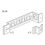 LEGRAND - Jeu de 3 supports métal pour gaine à câble interne - 020196