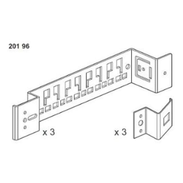 LEGRAND - Jeu de 3 supports métal pour gaine à câble interne - 020196 LEGRAND - Jeu de 3 supports métal pour gaine à câble interne - 020196