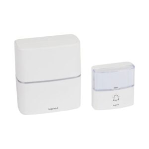 LEGRAND - Kit carillon prem à piles blan 30 sonneries 85dB IP54 bliste - 094270