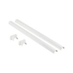 LEGRAND - Kit de finition perche pour colonne 1 et 2 compartiments - blanc RAL 9003 - 653066