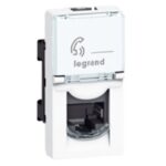 LEGRAND - LCS2 prise RJ45 CAT5e F/UTP 1 module Mosaic couleur blanc - 076552
