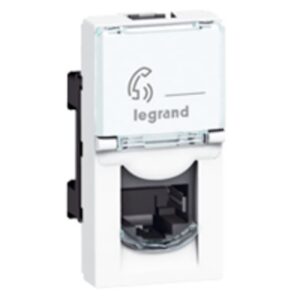LEGRAND - LCS2 prise RJ45 CAT6 F/UTP 1 module Mosaic couleur blanc - 076562