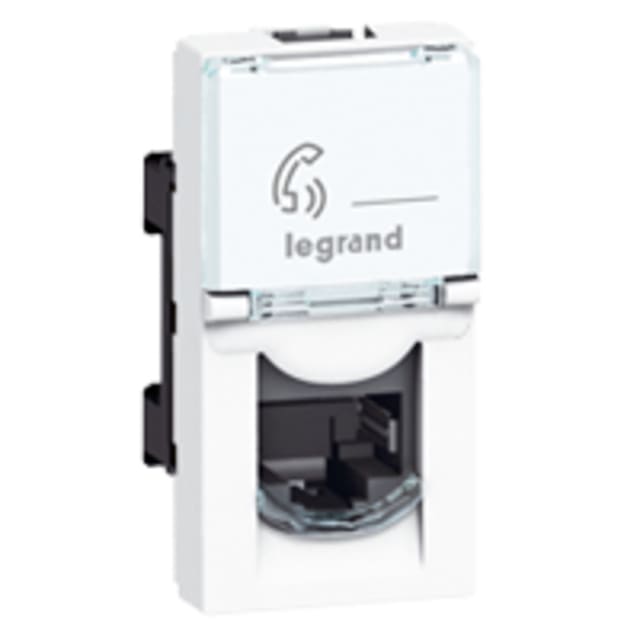 LEGRAND - LCS2 prise RJ45 CAT6 F/UTP 1 module Mosaic couleur blanc - 076562 LEGRAND - LCS2 prise RJ45 CAT6 F/UTP 1 module Mosaic couleur blanc - 076562