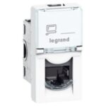 LEGRAND - LCS2 prise RJ45 CAT6A STP 1 module Mosaic couleur blanc - 076573