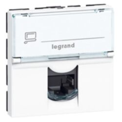 LEGRAND - LCS2 prise RJ45 CAT6A STP 2 modules Mosaic couleur blanc - 076576