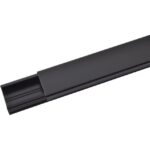 LEGRAND - Lijst 32 x 12.5 zwart L2.1m met deksel +beschermingsfilm - 601026