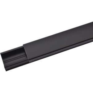 LEGRAND - Lijst 32 x 12.5 zwart L2.1m met deksel +beschermingsfilm - 601026