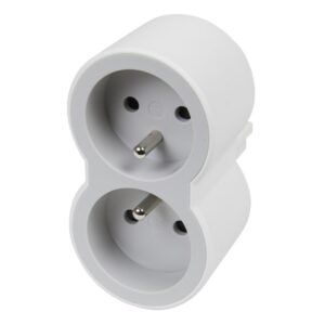 LEGRAND - MOP FB 2X2P+T STANDARD PRISES FRONTALES BLANC/GRIS - 049431