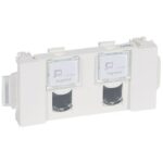 LEGRAND - MOSAIC 2XRJ 45 CAT 5E UTP CLIP - 076541