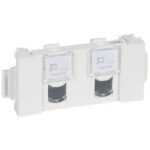 LEGRAND - MOSAIC 2XRJ 45 CAT 5E UTP CLIP - 076541