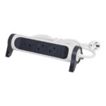 LEGRAND - MULTIPRISE FB 3X2P+T PREMIUM ROTATIVE ET FIXABLE 3M BLANC/NOIR - 049458