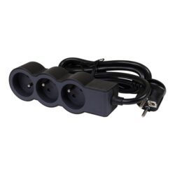 LEGRAND - MULTIPRISE FB 3X2P+T STANDARD 1.5M 1.5MM2 NOIR - 049473