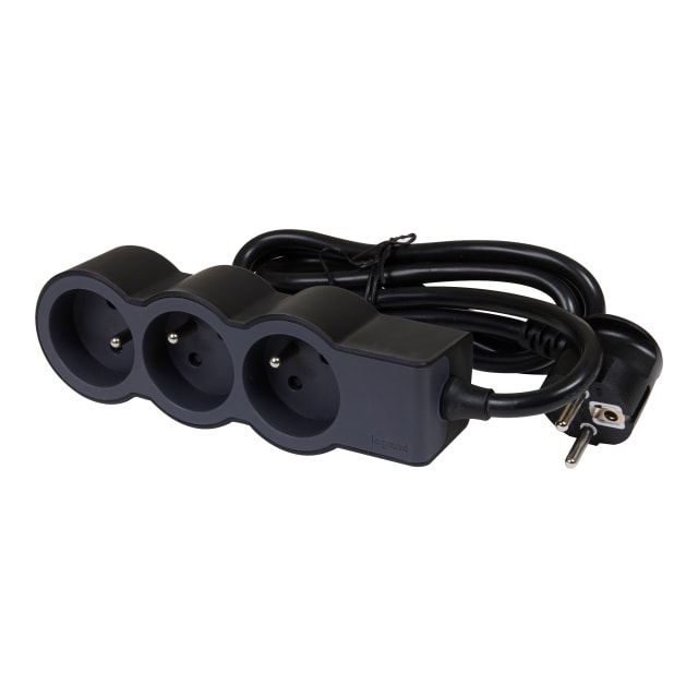 LEGRAND - MULTIPRISE FB 3X2P+T STANDARD 1.5M 1.5MM2 NOIR - 049473 LEGRAND - MULTIPRISE FB 3X2P+T STANDARD 1.5M 1.5MM2 NOIR - 049473