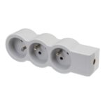 LEGRAND - MULTIPRISE FB 3X2P+T STANDARD A CABLER BLANC/GRIS - 049496