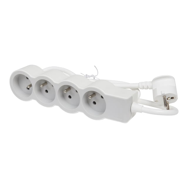 LEGRAND - MULTIPRISE FB 4X2P+T STANDARD 3M 1.5MM2 BLANC/GRIS - 049490 LEGRAND - MULTIPRISE FB 4X2P+T STANDARD 3M 1.5MM2 BLANC/GRIS - 049490