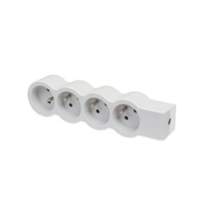 LEGRAND - MULTIPRISE FB 4X2P+T STANDARD A CABLER BLANC/GRIS - 049497