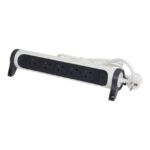 LEGRAND - MULTIPRISE FB 5X2P+T PREMIUM ROTATIVE ET FIXABLE 3M BLANC/NOIR - 049461