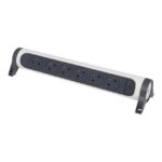 LEGRAND - MULTIPRISE FB 6X2P+T PREMIUM ROTATIVE ET FIXABLE A CABLER BLANC/NOIR - 049468