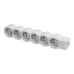 LEGRAND - MULTIPRISE FB 6X2P+T STANDARD A CABLER BLANC/GRIS - 049499