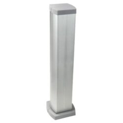Détails visibles de Mini-colonne aluminium 4 compartiments 0,68 m pour Colonnes de bureau