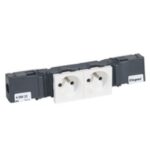 LEGRAND - Mosaic 2x2P+T standard GWO à clippage direct-blanc - 450022