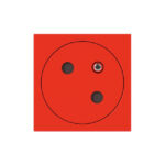 LEGRAND - Mosaic Link prise 2P+T affleurante 45°-2 modules rouge - 077118L